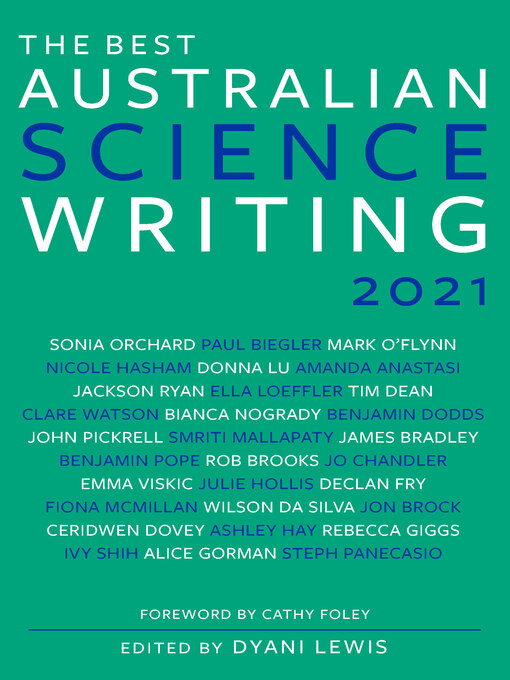Cover image for The Best Australian Science Writing 2021